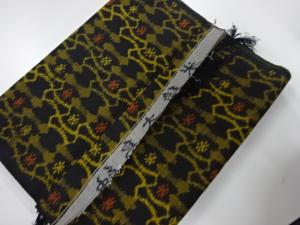 アンティーク　正絹　紬　アンサンブル反物